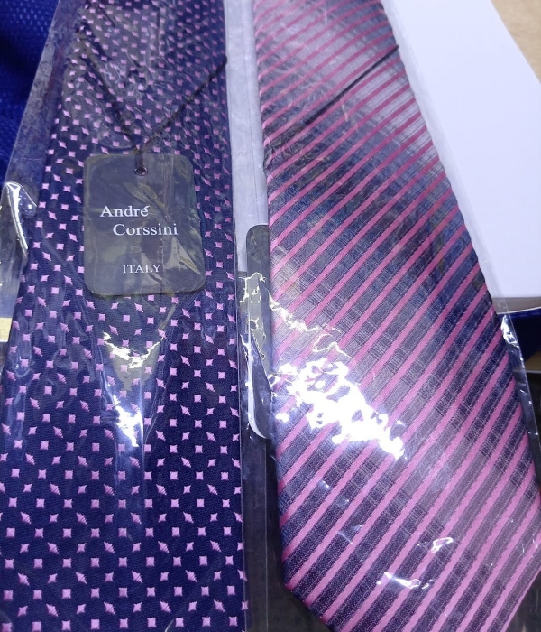 Corbata gruesas tejidas