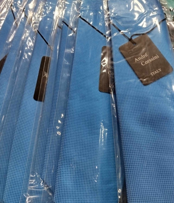 Corbata cuadros gruesas tejidas